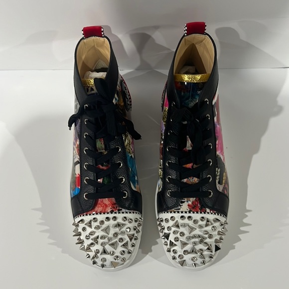 COPY - Christian LouBoutin FLAT VV/PATENT/PAVE STRASS - PURPLE POP 3160904 size… - Picture 5 of 9